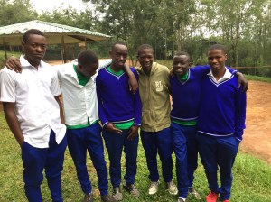 Students of the St. Kizito Technical High School in Musha, Rwanda